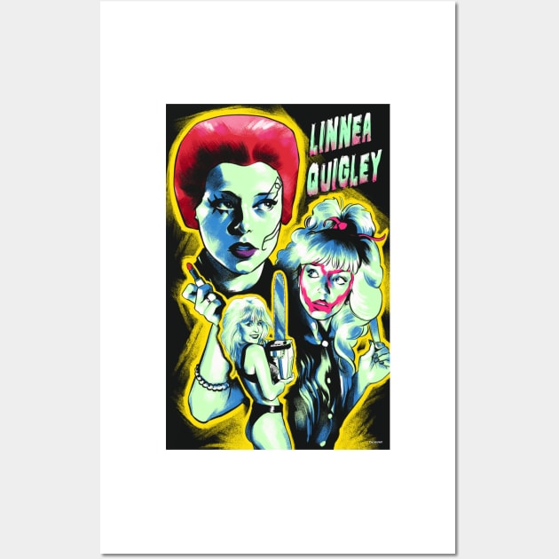 Linnea Quigley Scream Queen Fan Art Wall Art by PhilRayArt